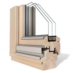 Fenêtre Thermo bois 68 fabriquée en Pologne